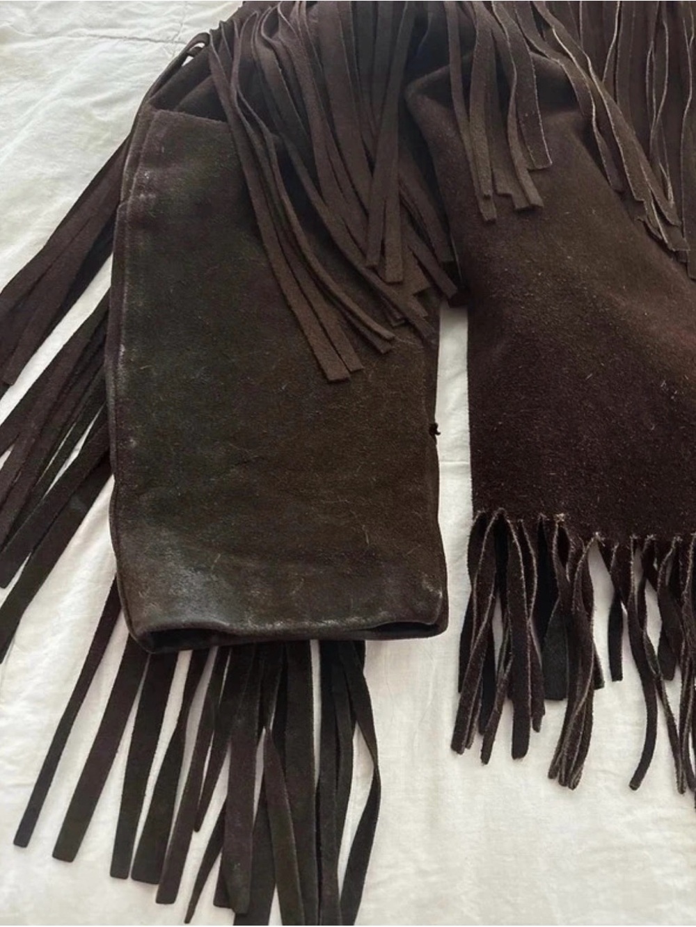Unk Dark Brown Suede Fringe Jacket - Women's Western-Inspired - Picture 4 of 10